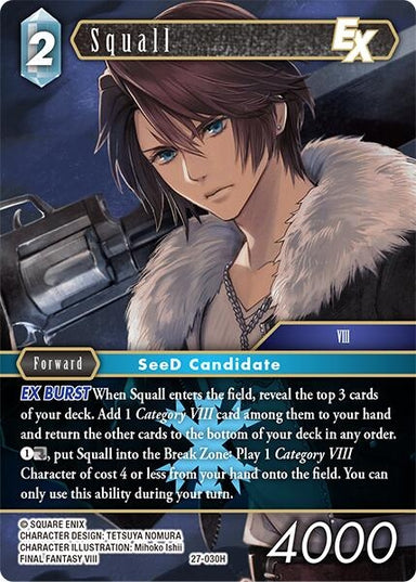 Image for Squall EX (27-030H) (Journey of Discovery) - Final Fantasy TCG