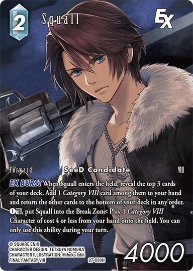 Image for Squall EX (Full Art) (27-030H) (Journey of Discovery) - Final Fantasy TCG
