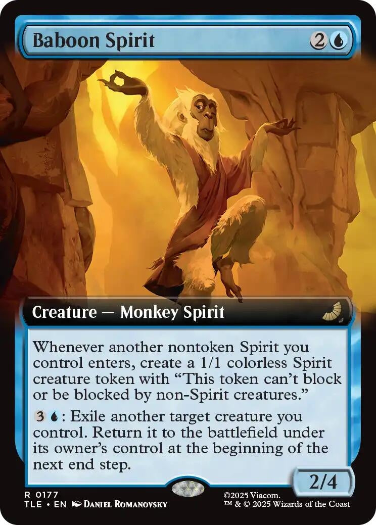 Image for Baboon Spirit (Extended Art) (177) (Avatar: The Last Airbender: Eternal-Legal) - Magic: The Gathering