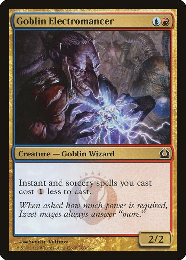 Image for Goblin Electromancer (163) (Return to Ravnica) - Magic: The Gathering