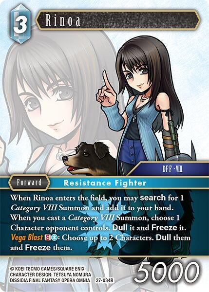 Image for Rinoa (27-034R) (Journey of Discovery) - Final Fantasy TCG