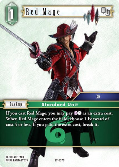 Image for Red Mage (27-037C) (Journey of Discovery) - Final Fantasy TCG
