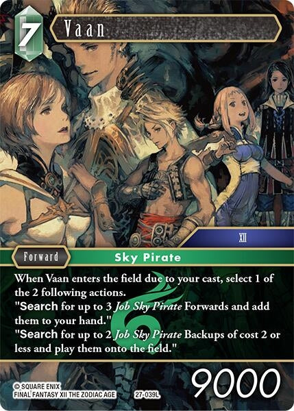 Image for Vaan (27-039L) (Journey of Discovery) - Final Fantasy TCG