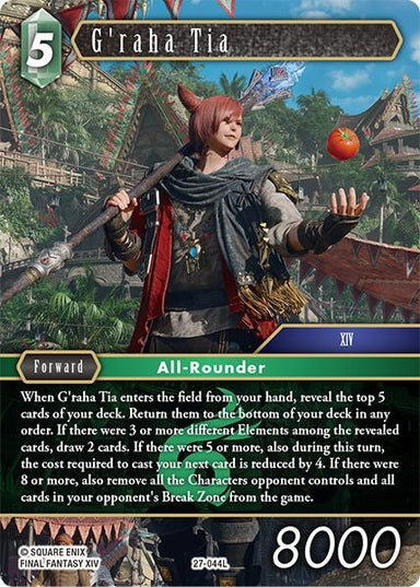 Image for G'raha Tia (27-044L) (Journey of Discovery) - Final Fantasy TCG