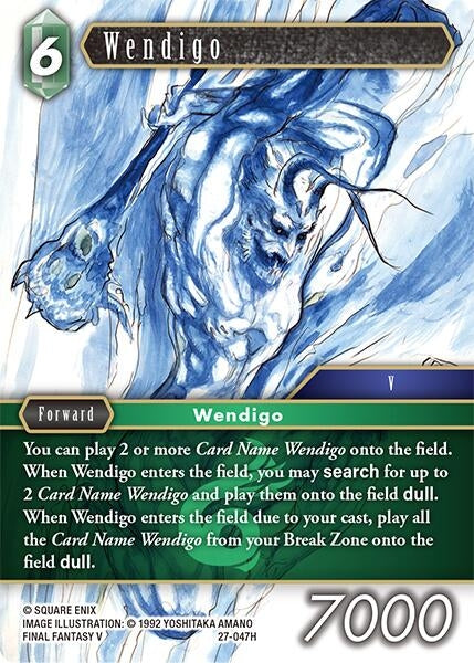 Image for Wendigo (27-047H) (Journey of Discovery) - Final Fantasy TCG