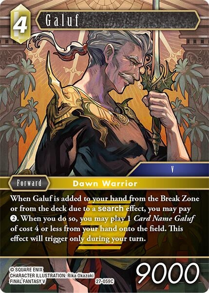 Image for Galuf (27-059C) (Journey of Discovery) - Final Fantasy TCG