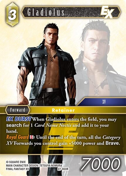 Image for Gladiolus EX (27-060R) (Journey of Discovery) - Final Fantasy TCG