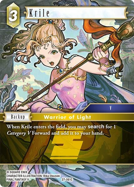 Image for Krile (27-061C) (Journey of Discovery) - Final Fantasy TCG