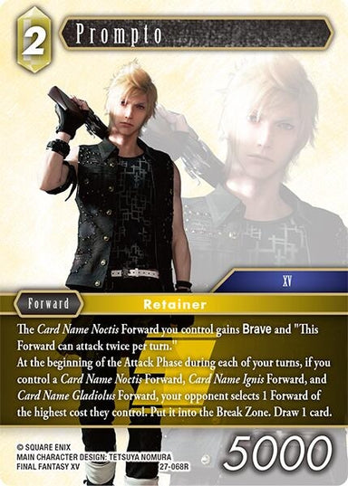 Image for Prompto (27-068R) (Journey of Discovery) - Final Fantasy TCG
