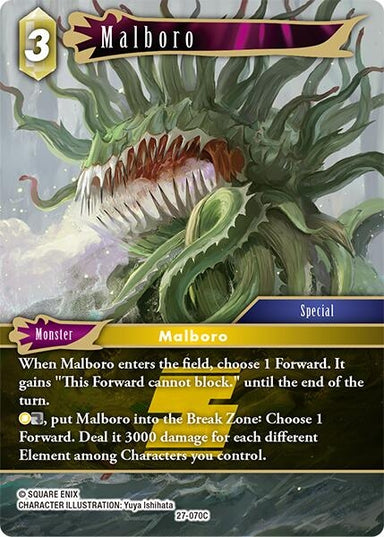 Image for Malboro (27-070C) (Journey of Discovery) - Final Fantasy TCG
