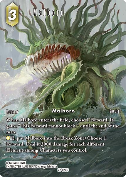 Image for Malboro (Full Art) (27-070C) (Journey of Discovery) - Final Fantasy TCG