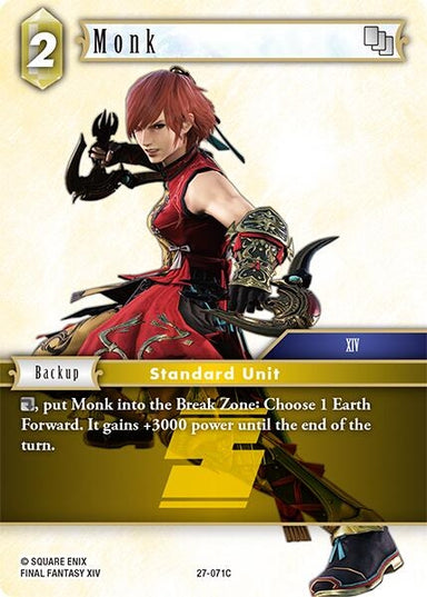 Image for Monk (27-071C) (Journey of Discovery) - Final Fantasy TCG