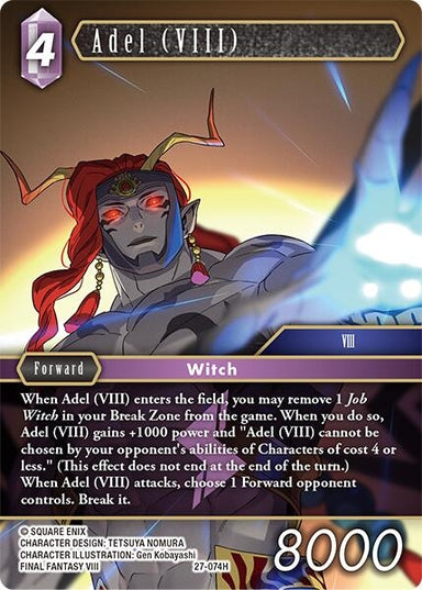 Image for Adel (VIII) (27-074H) (Journey of Discovery) - Final Fantasy TCG