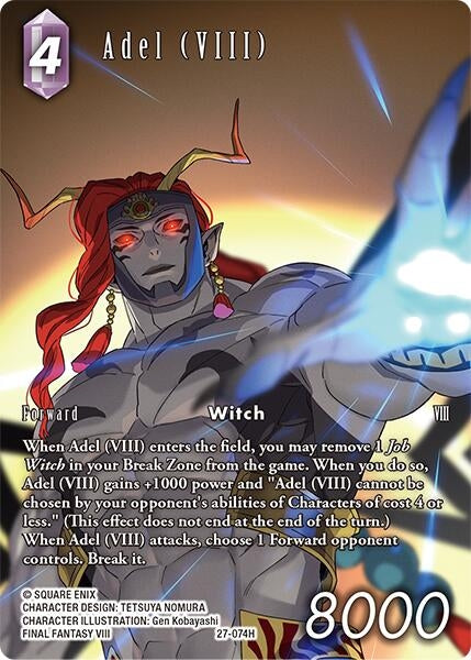 Image for Adel (VIII) (Full Art) (27-074H) (Journey of Discovery) - Final Fantasy TCG