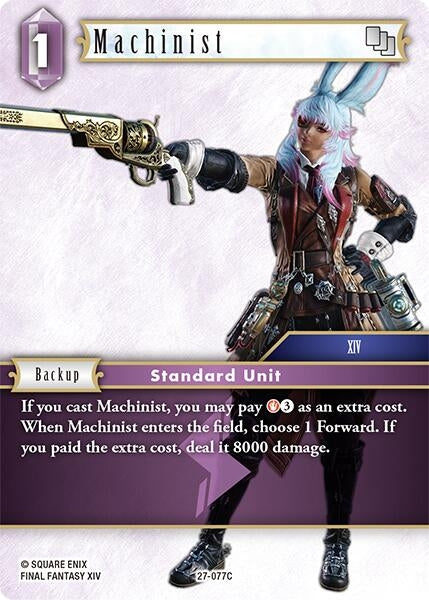Image for Machinist (27-077C) (Journey of Discovery) - Final Fantasy TCG