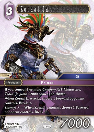Image for Zoraal Ja (27-085L) (Journey of Discovery) - Final Fantasy TCG