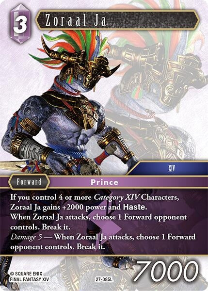 Image for Zoraal Ja (27-085L) (Journey of Discovery) - Final Fantasy TCG