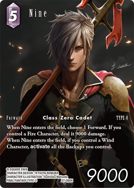 Image for Nine (Full Art) (27-086H) (Journey of Discovery) - Final Fantasy TCG