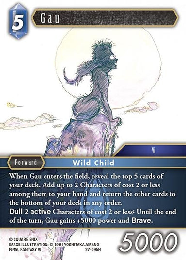 Image for Gau (27-095H) (Journey of Discovery) - Final Fantasy TCG
