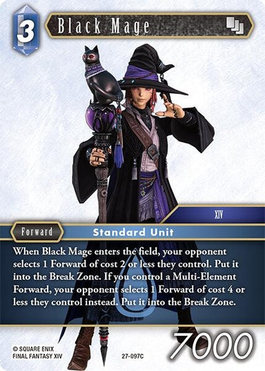 Image for Black Mage (27-097C) (Journey of Discovery) - Final Fantasy TCG