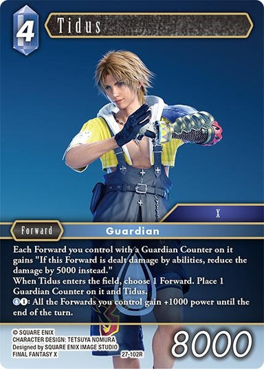Image for Tidus (27-102R) (Journey of Discovery) - Final Fantasy TCG