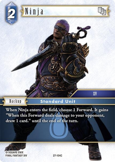 Image for Ninja (27-104C) (Journey of Discovery) - Final Fantasy TCG