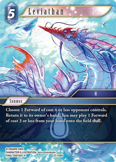 Image for Leviathan (27-108H) (Journey of Discovery) - Final Fantasy TCG