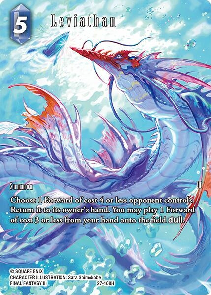 Image for Leviathan (Full Art) (27-108H) (Journey of Discovery) - Final Fantasy TCG