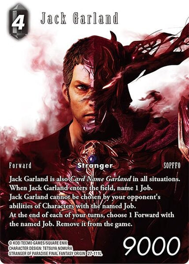 Image for Jack Garland (Full Art) (27-111L) (Journey of Discovery) - Final Fantasy TCG