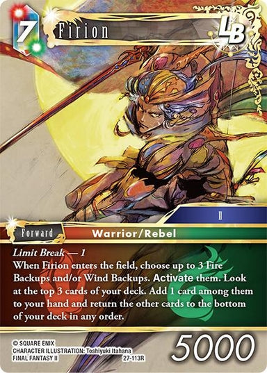 Image for Firion LB (27-113R) (Journey of Discovery) - Final Fantasy TCG