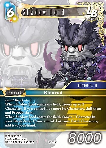 Image for Shadow Lord LB (27-115R) (Journey of Discovery) - Final Fantasy TCG