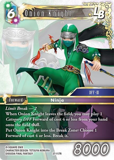 Image for Onion Knight LB (27-117R) (Journey of Discovery) - Final Fantasy TCG