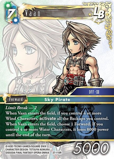 Image for Vaan LB (27-118R) (Journey of Discovery) - Final Fantasy TCG