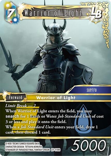 Image for Warrior of Light LB (27-119R) (Journey of Discovery) - Final Fantasy TCG