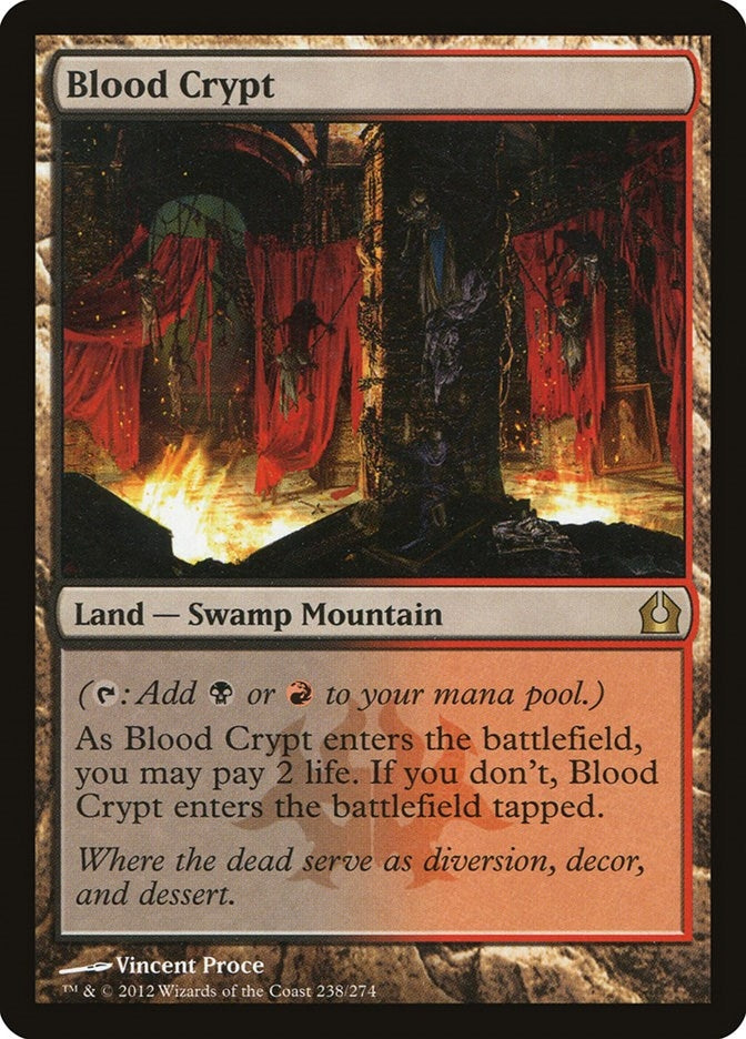 Image for Blood Crypt (238) (Return to Ravnica) - Magic: The Gathering