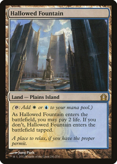 Image for Hallowed Fountain (241) (Return to Ravnica) - Magic: The Gathering