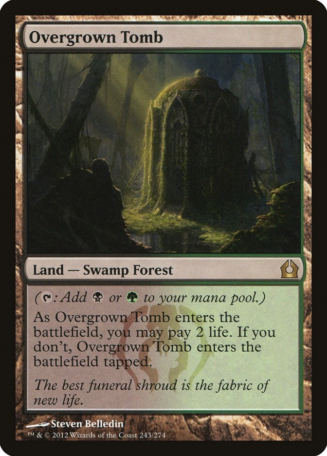 Image for Overgrown Tomb (243) (Return to Ravnica) - Magic: The Gathering