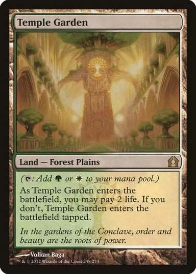 Image for Temple Garden (248) (Return to Ravnica) - Magic: The Gathering