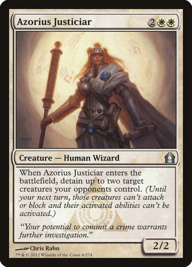 Image for Azorius Justiciar (6) (Return to Ravnica) - Magic: The Gathering