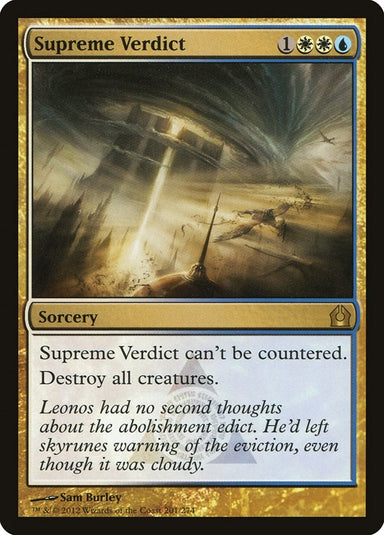 Image for Supreme Verdict (201) (Return to Ravnica) - Magic: The Gathering