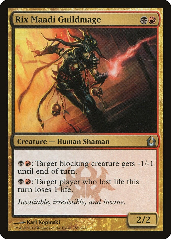 Image for Rix Maadi Guildmage (192) (Return to Ravnica) - Magic: The Gathering