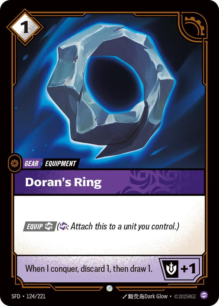 Image for Doran's Ring (124/221) (Spiritforged) - Riftbound: League of Legends Trading Card Game