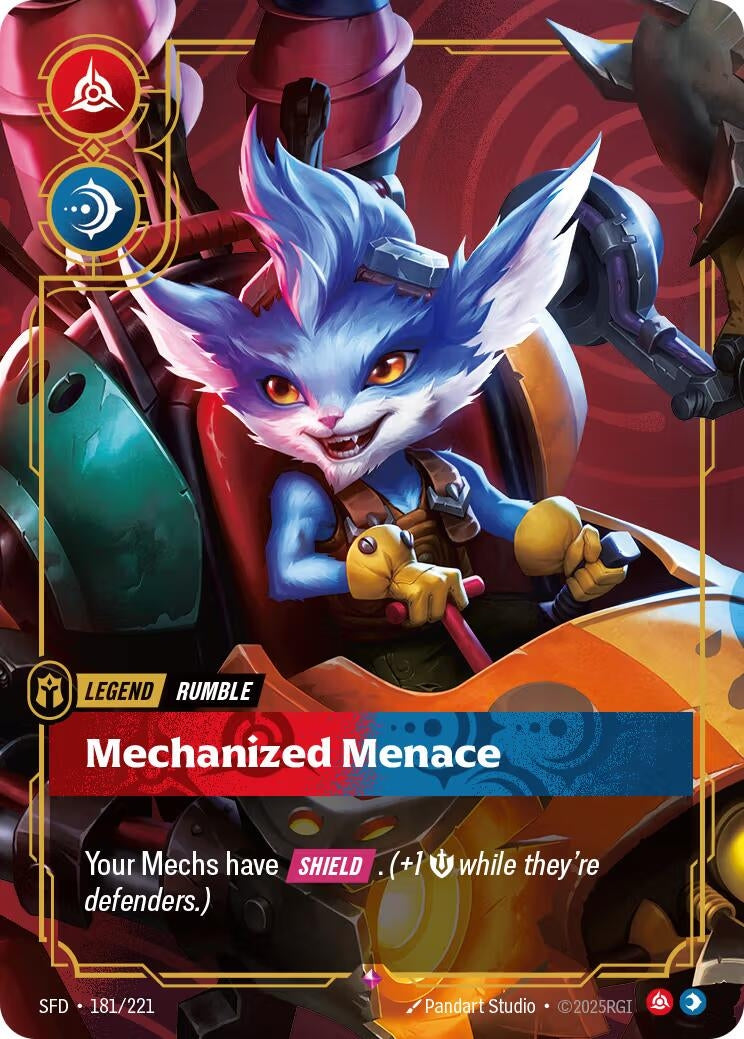 Image for Rumble - Mechanized Menace (181/221) (Spiritforged) - Riftbound: League of Legends Trading Card Game