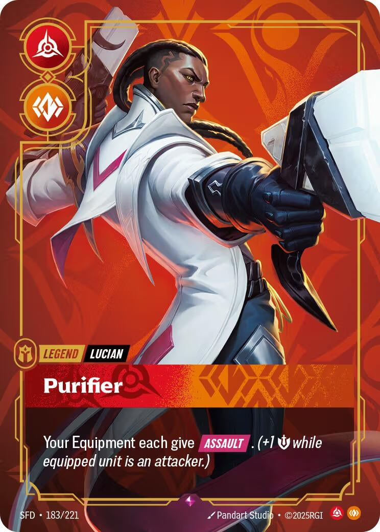 Image for Lucian - Purifier (183/221) (Spiritforged) - Riftbound: League of Legends Trading Card Game