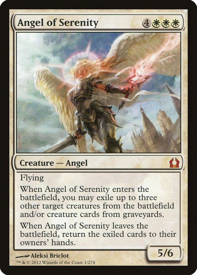 Image for Angel of Serenity (1) (Return to Ravnica) - Magic: The Gathering