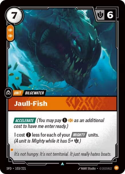 Image for Jaull-Fish (103/221) (Spiritforged) - Riftbound: League of Legends Trading Card Game