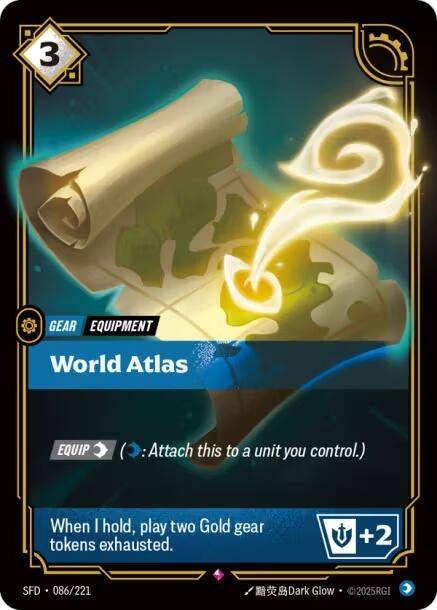 Image for World Atlas (086/221) (Spiritforged) - Riftbound: League of Legends Trading Card Game