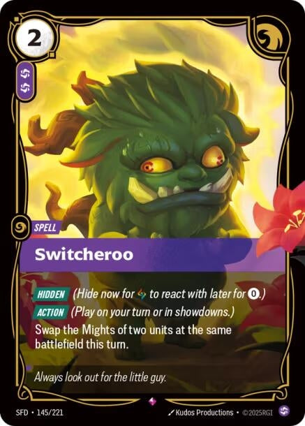 Image for Switcheroo (145/221) (Spiritforged) - Riftbound: League of Legends Trading Card Game