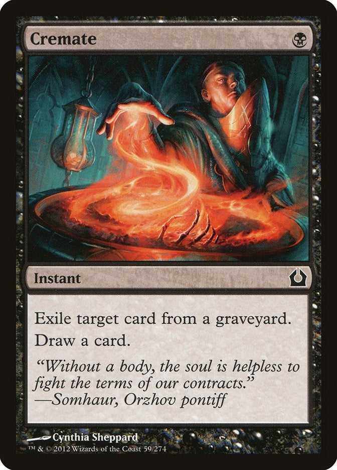 Image for Cremate (59) (Return to Ravnica) - Magic: The Gathering