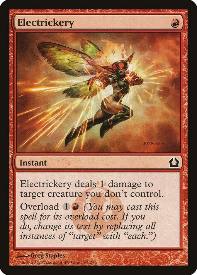 Image for Electrickery (93) (Return to Ravnica) - Magic: The Gathering